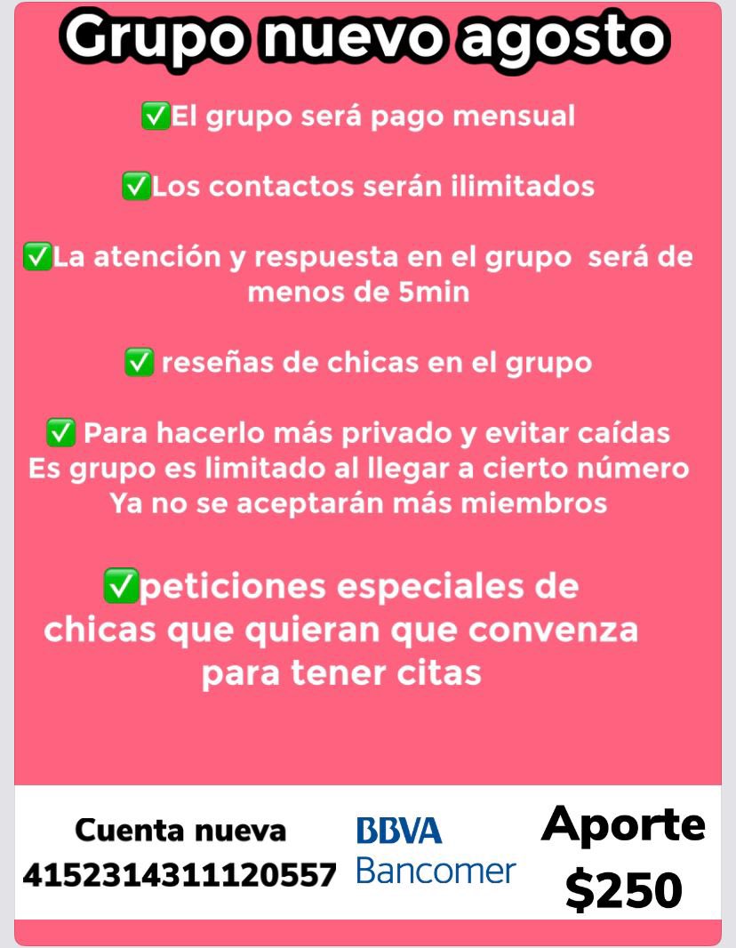 privateacess2's tweet photo. Buenas tardes chicos aquí la dinámica del  nuevo grupo !

Será limitado en miembros !!!
Los que gusten seguir apoyando el proyecto bienvenidos ❤️ https://t.co/BxzHa6h5Za