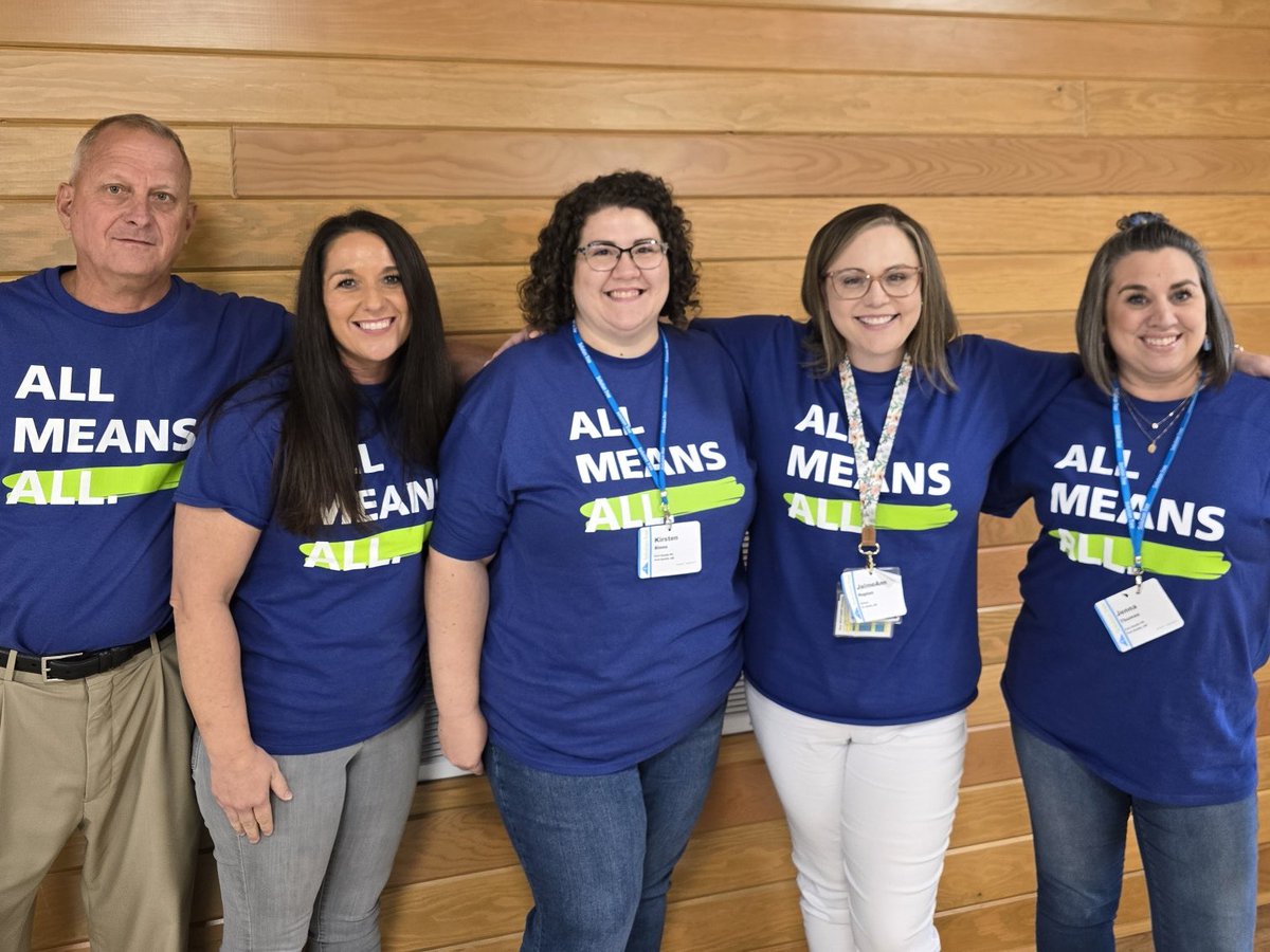 Me in new favorite t-shirt with my all-time favorite saying (when challenging perspectives and keeping me focused on my WHY) with my fabulous staff! #educatorwellness <a href="/FSSchools/">Fort Smith Public Schools</a> <a href="/SolutionTree/">Solution Tree</a> <a href="/SolutionTreeAR/">Solution Tree Arkansas</a> #plcinstitute