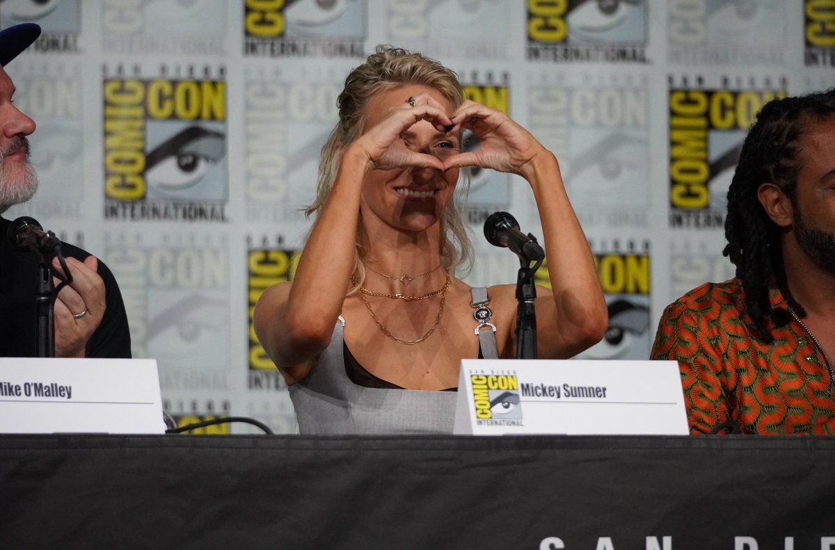 AMC_TV's tweet image. We're feeling the love at #SDCC24. #MickeySumner