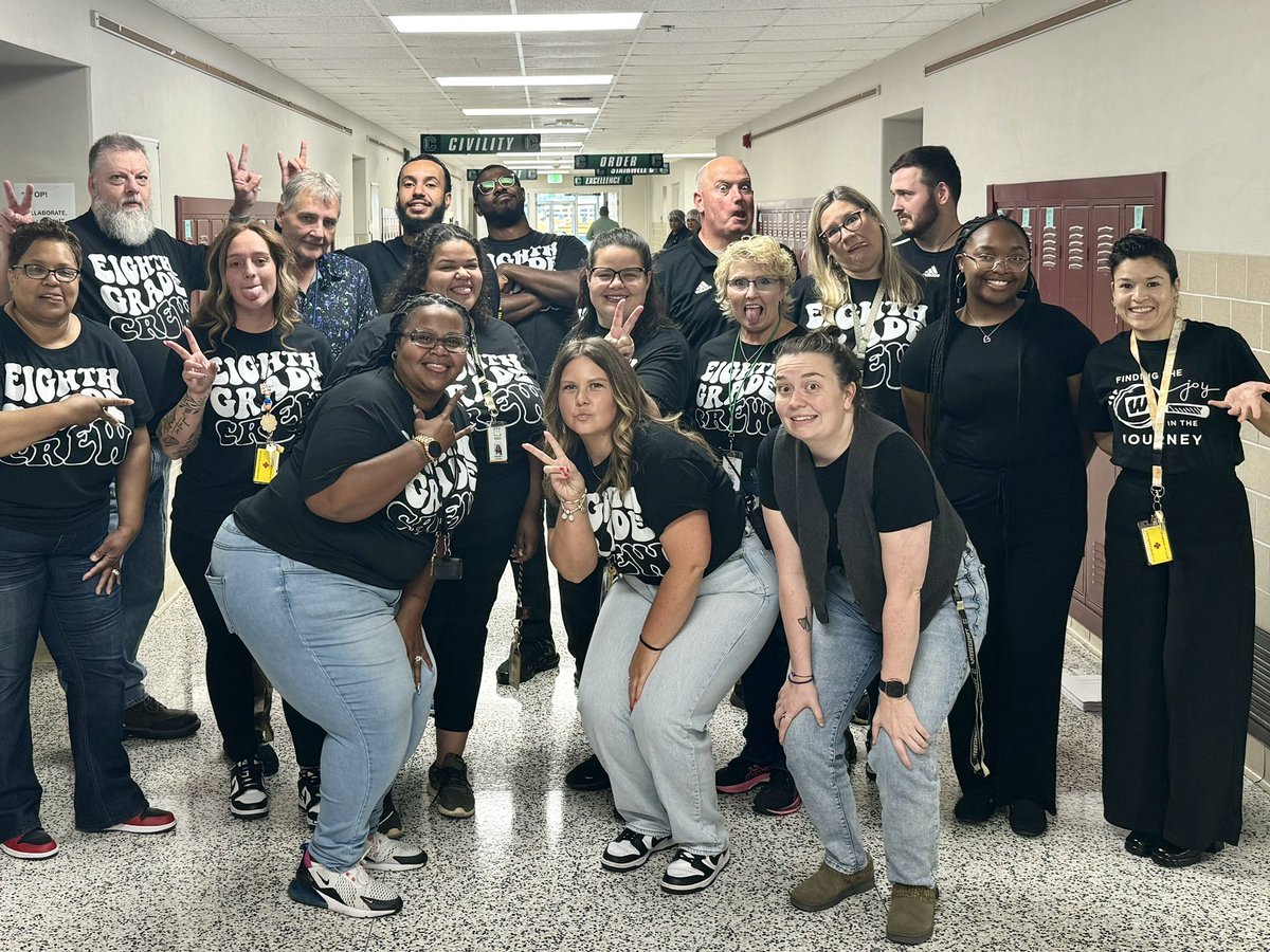L🫶🏻VE FOR OUR CIMS EIGHTH GRADE CREW 🖤 We’re ready to rock the 24-25 school year ! ✨