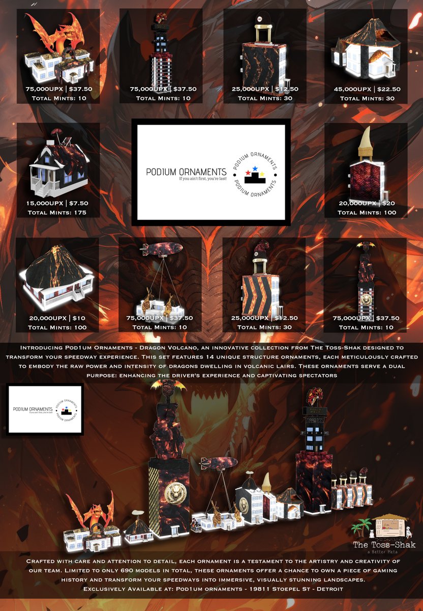 The Toss-Shak is super excited to unveil our SIZZLE ornaments collection!!  <a href="/UplandMe/">Upland</a> #SPARKLET #UGC
🔥
19811 Stoepel St - Detroit
<a href="/UplandMe/">Upland</a> #SPARKLET #UGC
@TossHed <a href="/fadi04_/">Fahad Naeem</a>