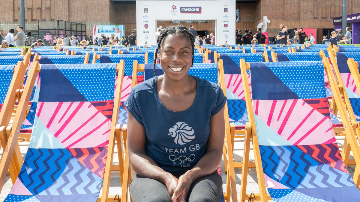 Christine Ohuruogu (@chrissyohuruogu) on Twitter photo Earlier today I opened the <a href="/OceanOutdoorUK/">Ocean Outdoor UK</a> <a href="/TeamGB/">Team GB</a> Fanzone at the Battersea powerstation.
A great space to enjoy sports all summer from supporting Team GB on the big screen to taking part in sporting activities. Lots to do to get involved with the Games!
<a href="/BatterseaPwrStn/">Battersea Power Station</a> Earlier today I opened the <a href="/OceanOutdoorUK/">Ocean Outdoor UK</a> <a href="/TeamGB/">Team GB</a> Fanzone at the Battersea powerstation.
A great space to enjoy sports all summer from supporting Team GB on the big screen to taking part in sporting activities. Lots to do to get involved with the Games!
<a href="/BatterseaPwrStn/">Battersea Power Station</a>