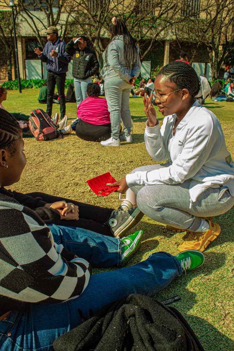 GPSACP's tweet photo. YCLSA Shimi Matlala branch Chairperson, Cde Pabalo Speelman, assists the DILC in navigating through Wits University, engaging with young people, and recruiting new members to the YCLSA.

#YCLSAAtWork
#SACPAtWork https://t.co/dXLitAqI19