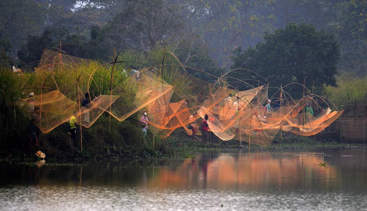 #People #fishing #village #villagelife #community #oldpic #assam