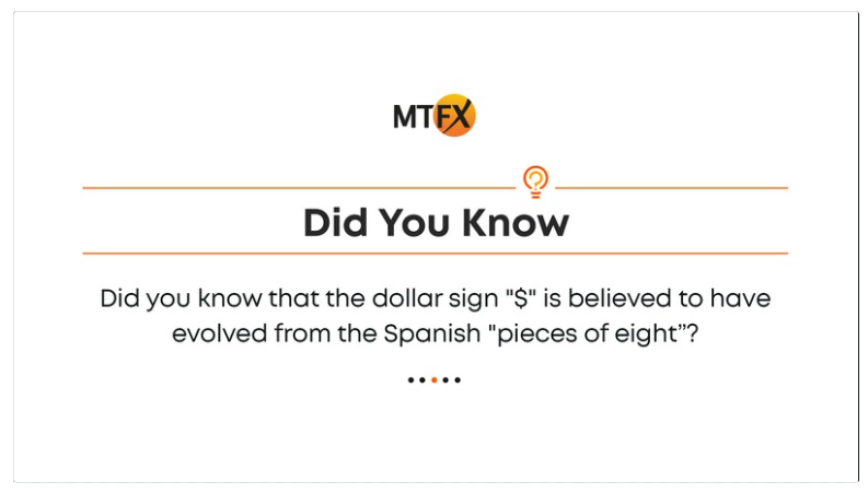 mtfxgroup's tweet image. #MTFX #MTFXdidyouknow

Did you know that symbols for some currencies have origins in their history? 

Read more: history.com/news/where-did… 

#ModernBanknotes #FactsToAmaze
