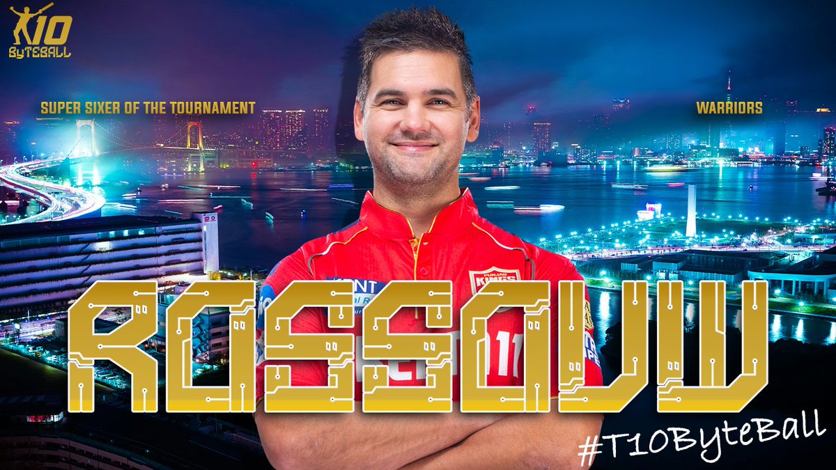 MatarAluTM's tweet photo. Rilee Rossouw wins Super Sixer of the Tournament Award
(#T10ByteBall, Final) https://t.co/bQlEpZo97B