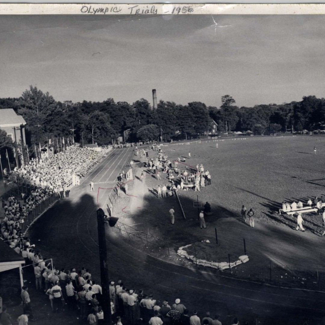 In honor of the start of the Olympics, an image of the 1956 Olympic Trials  hosted at Wabash