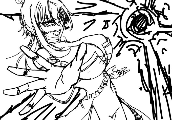 息抜きうちの子ラフ
ゲームのCGの練習をしています 