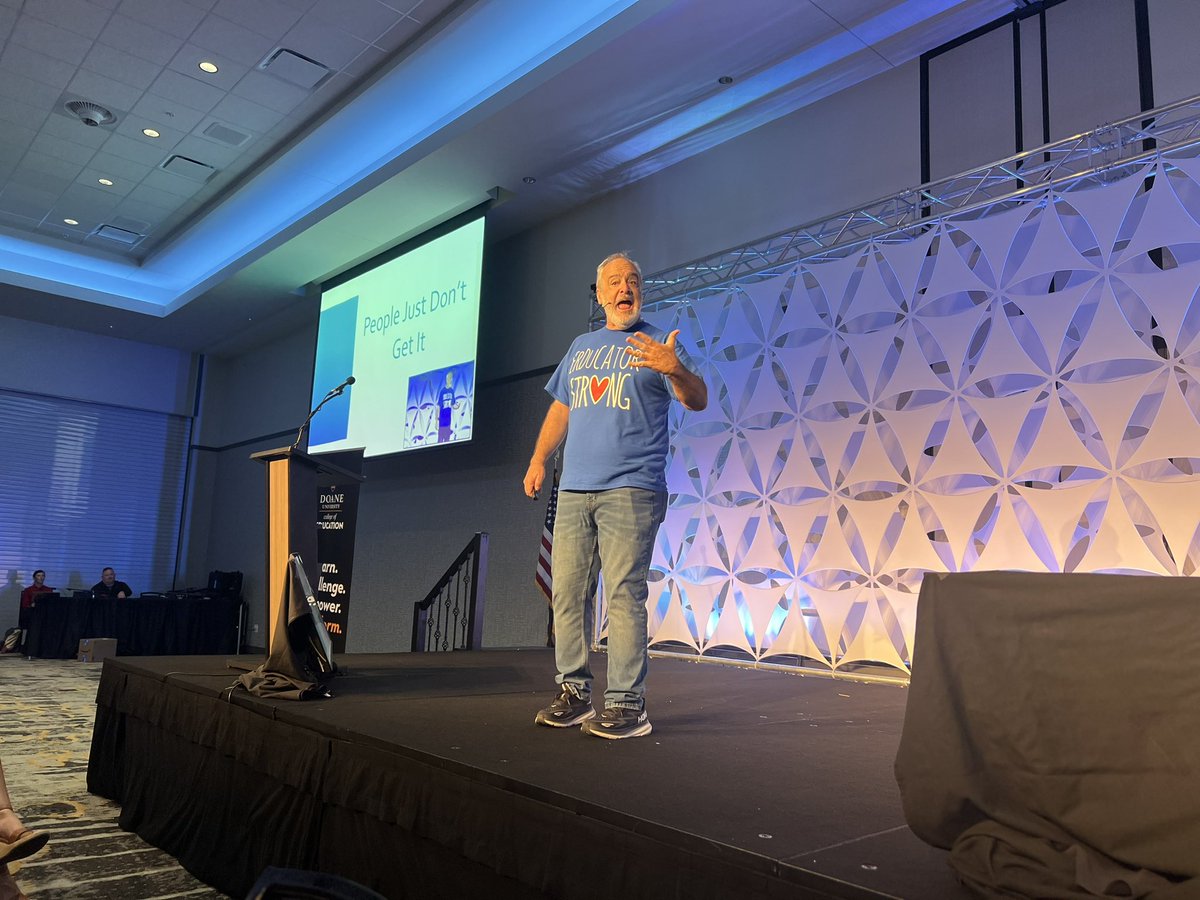 NCSAToday's tweet photo. If you know Gerry Brooks, you know we’re wrapping Admin Days up with levity and plenty of laughter! @gerrybrooksprin #NCSAAdmin24 https://t.co/4jSPYqgBit