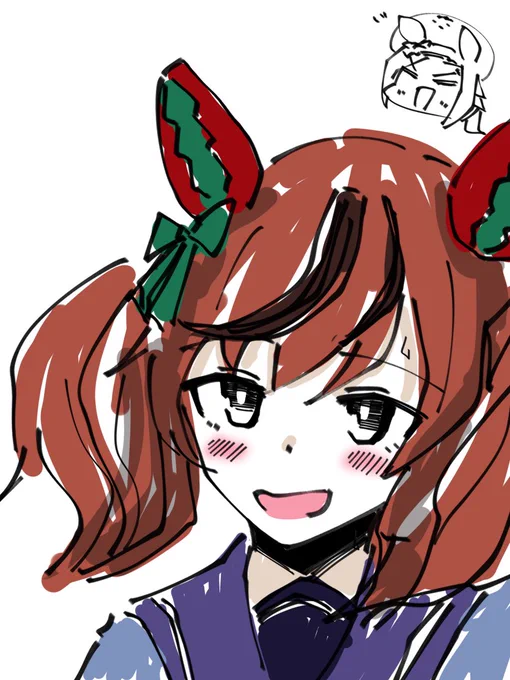 🌸「私以外のウマ娘描く時の方が気合い入ってませんか?」 