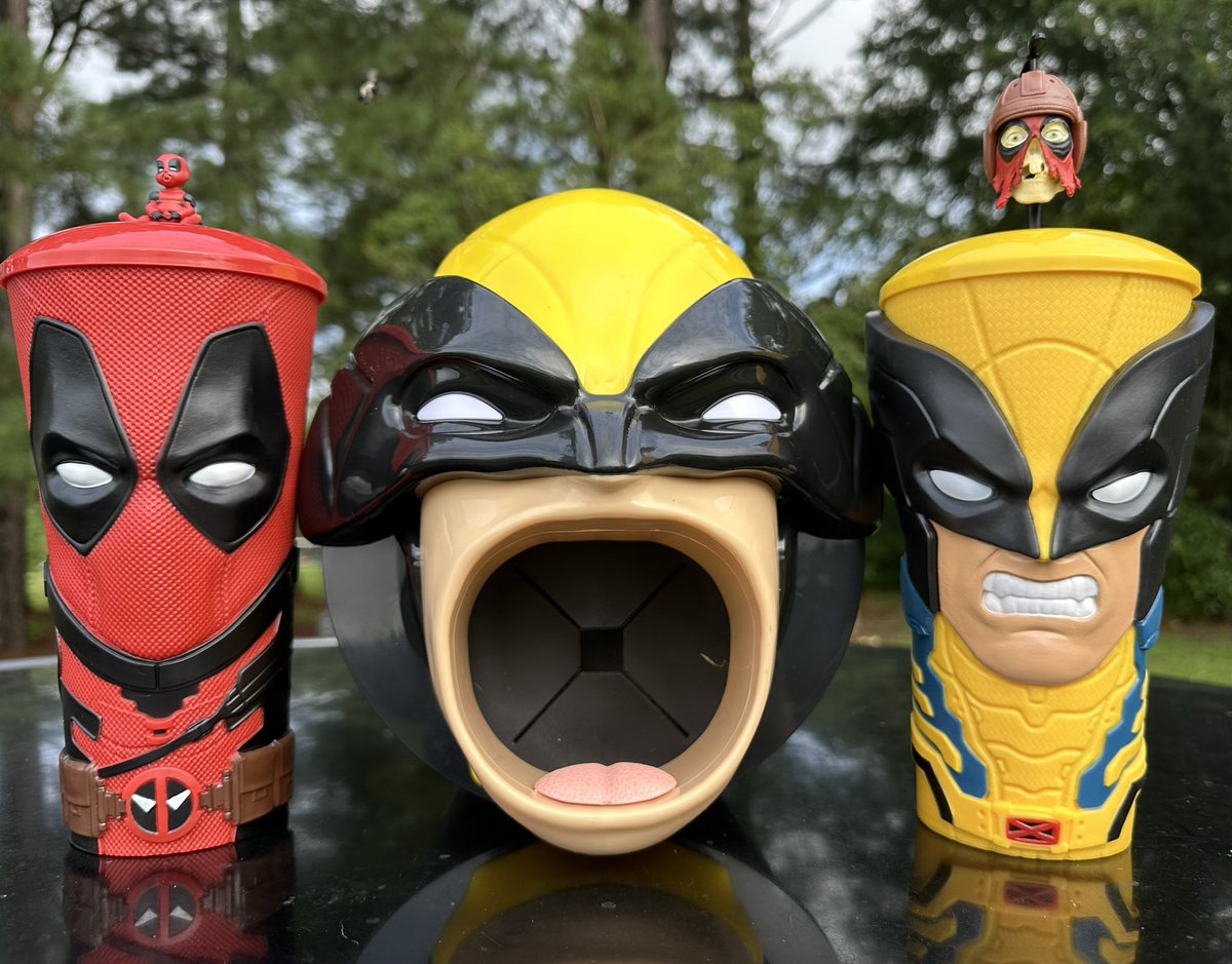 RedneckSnack's tweet photo. Deadpool and Wolverine
#deadpool #wolverine #WolverinePopcornBucket #foodie https://t.co/Pg5tRIerqa