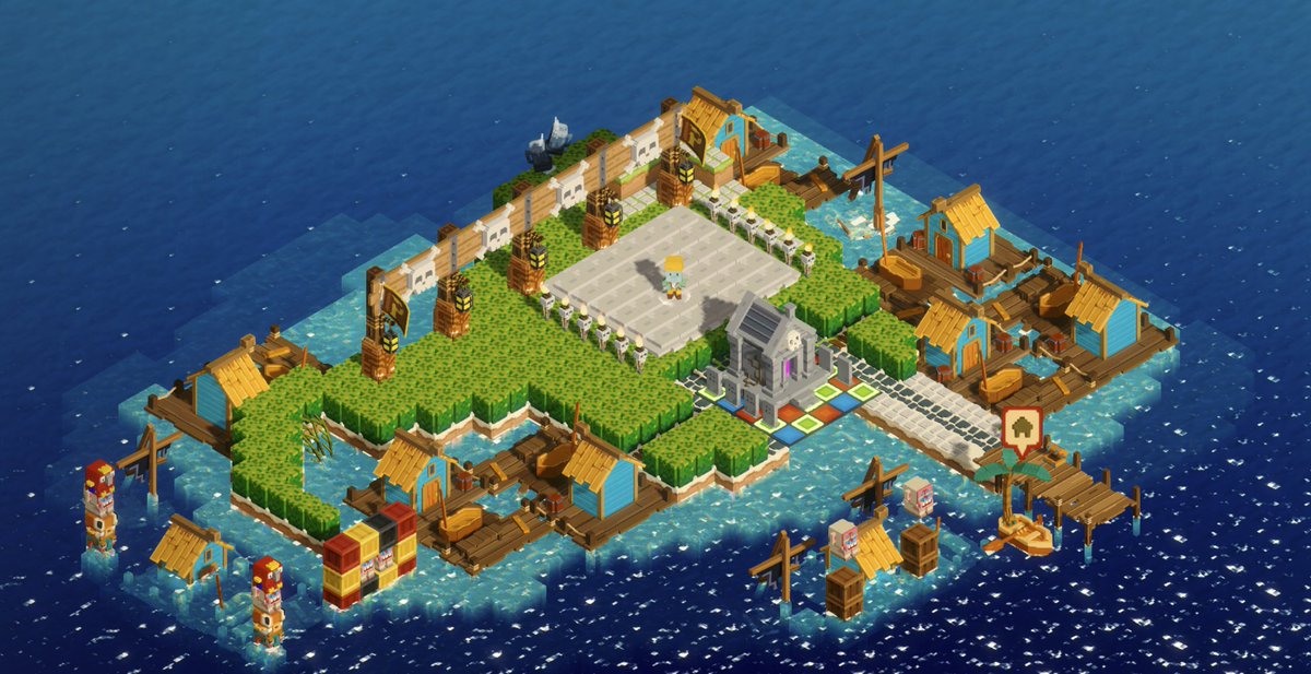 My new clean <a href="/PirateNation/">Pirate Nation</a> island build. 

Stop by and upgrade your ships!