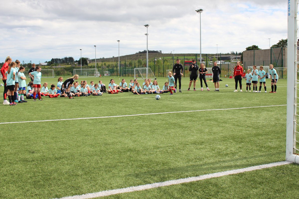AFCCT's tweet photo. πΈ Soccer School for Girls!
It has been a fantastic Week 3 of the #AFCCTSummerCoaching at Cormack Park. @AberdeenFC Women's players Hannah Innes and Maddie Finnie joined for an insightful Q&A and a thrilling penalty shootout β½οΈ https://t.co/NczaK2bjEE