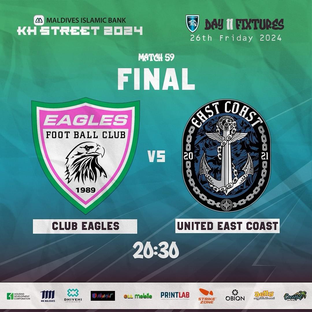 Day 11 FINAL MATCH.
Final match starts tonight 20:30.