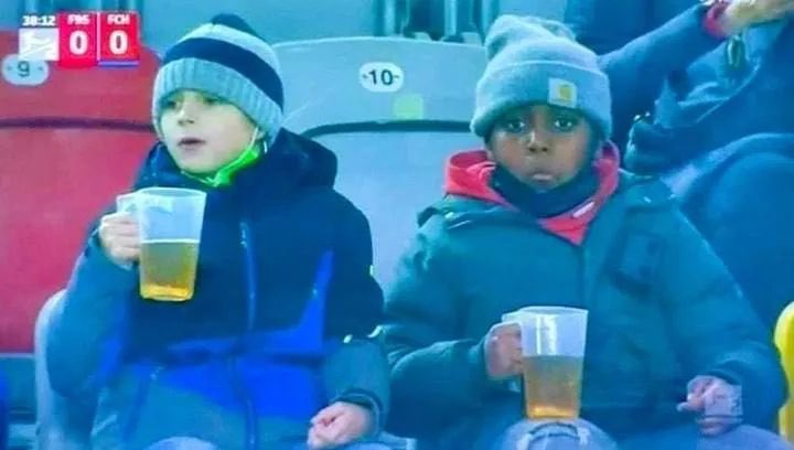 Finally, some kids without cell phones!
