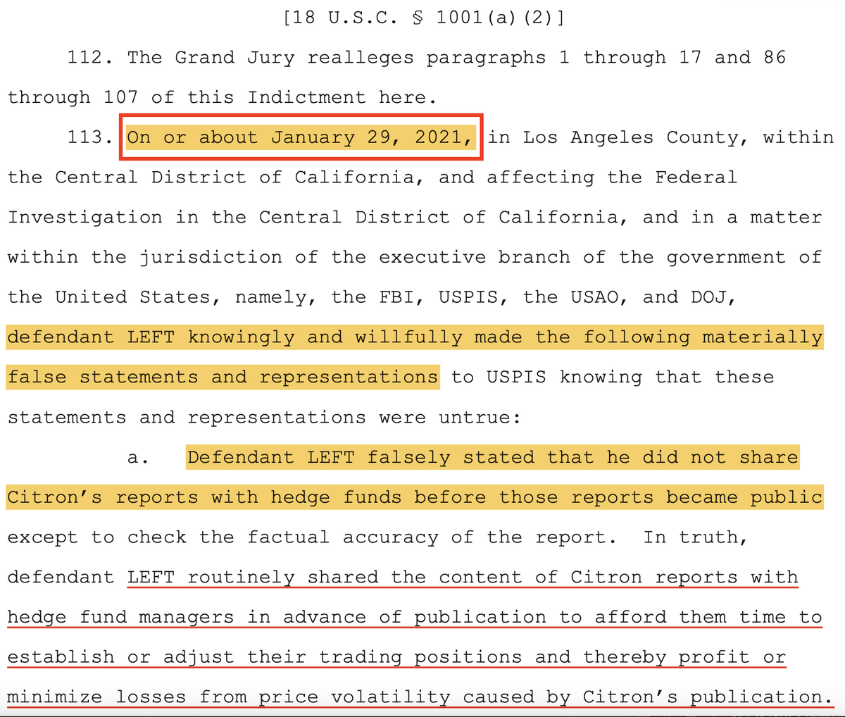 jake2b's tweet photo. it would appear that the action against #Citron is only the beginning of the story after seeing Hedge Fund A and Hedge Fund B. 
oh boy, maybe there is more to come. I wonder what is going to happen when they get to the chapter about $GME #GME?

a lot of things happened in January 2021, after all:
or, maybe they are already there.