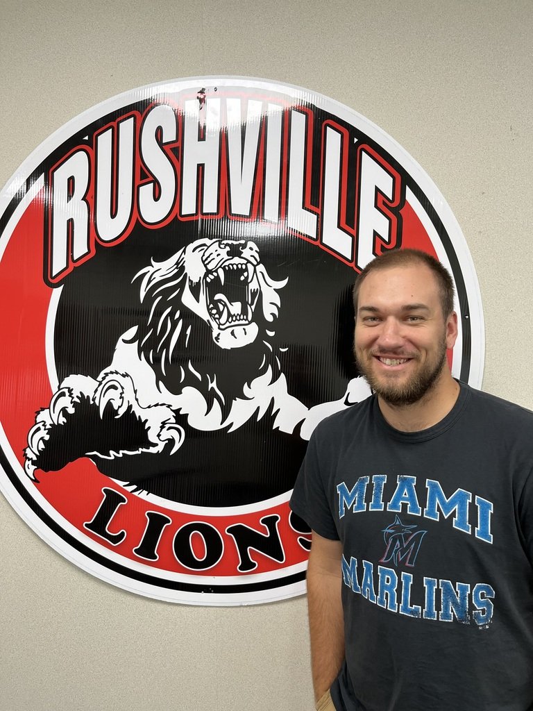 RushvilleHigh's tweet photo. Appreciation post for our RCHS Technology Coordinator, Zach Hoeing! We passed out 80 chromebooks at freshman orientation and he worked very hard to ensure we could do that. There were unexpected shipping delays and he made sure that we could still conduct pass out. https://t.co/trgy0qWGyo