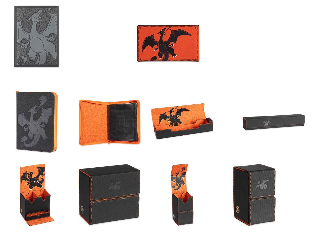 Pokmon TCG: Scorching Charizard Premium Playmat Box 34.99 Premium Playmat 27.99 Premium Deck Box 24.99 Premium Double Deck Box 29.99 Premium Zip Binder 29.99 Card Sleeves (65 Sleeves) 6.99 Available on Pokemon Center AU/NZ/GB #PokemonTCG Pokmon TCG: Scorching Charizard Premium Playmat Box 34.99 Premium Playmat 27.99 Premium Deck Box 24.99 Premium Double Deck Box 29.99 Premium Zip Binder 29.99 Card Sleeves (65 Sleeves) 6.99 Available on Pokemon Center AU/NZ/GB #PokemonTCG