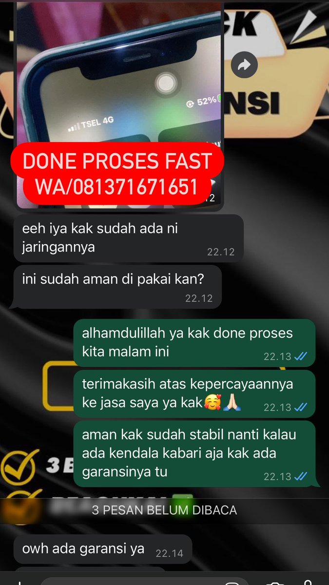 _Agasaputra's tweet image. Open Jasa Unblock IMEI all type phone!!
wa.me/+6281371671651
•Bergaransi
•Pengerjaan fast
•All operator
#unblockimei #alloperator #jasaimei #beacukai #payafter #zonajajan #ZonaBA #imei