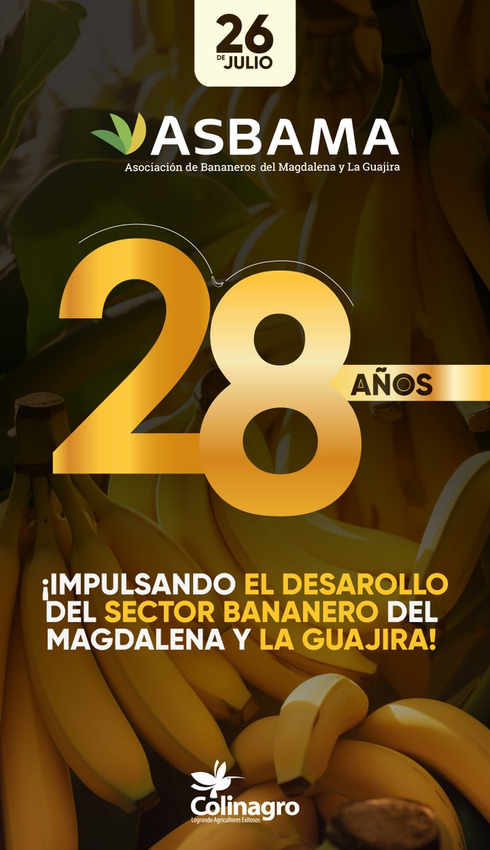 Colinagro_Col's tweet photo. ¡Feliz aniversario @asbama_ 🎉! https://t.co/zb6Sg3NEs3