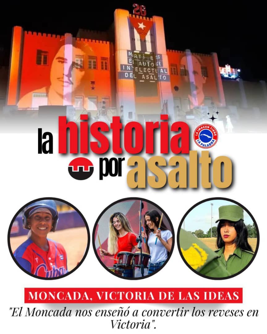 iloLiranzaLopez's tweet photo. Momentos históricos para recordar 
#LaHistoriapoAsalto #71Moncada
#cubaporlavida
#cubacooperaven. https://t.co/pkl4AbkJ9R