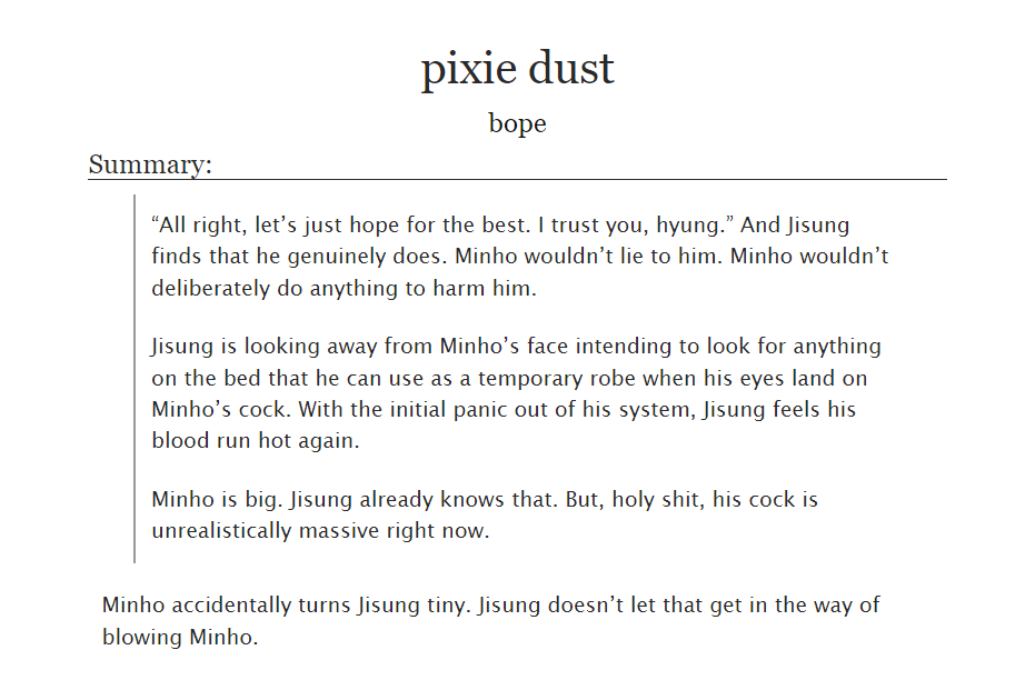 7pmhangang's tweet photo. pixie dust

🧚‍♂️ mnsvng
✨ 2.2k | E
🪄 magic school au, tiny svng
🍵 inspired by the fms this year

🔗 below! https://t.co/5vowLDrulG