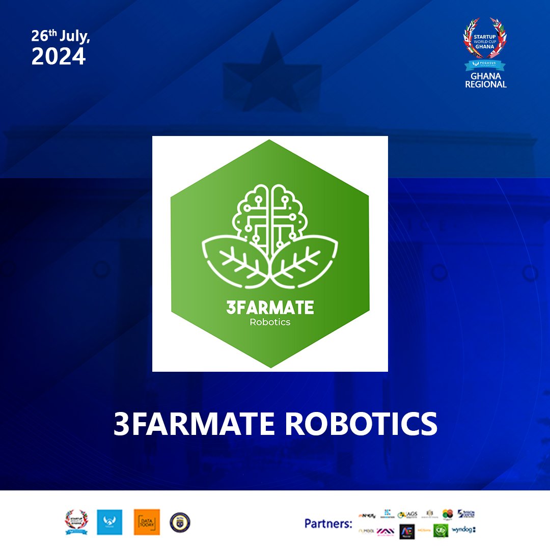 🥈 Congratulation to 3farmate Robotics our second-place winner at Startup World Cup Ghana!

Your incredible vision and hard work have brought you this far.

Keep pushing the boundaries!

#StartupWorldCupGhana #SecondPlace #Innovation #Entrepreneurship #ourdatatoday #pegasus