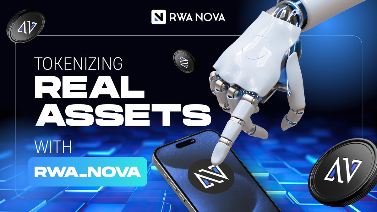 RWA_NOVA allows you to digitize real assets such as real estate, artworks, and precious metals

🆙 Increased asset liquidity
✅Secure &amp; transparent transactions
🤝A smart, contract-based service that anyone can participate in

Stay tuned for further updates!

#RWA #RWA_NOVA