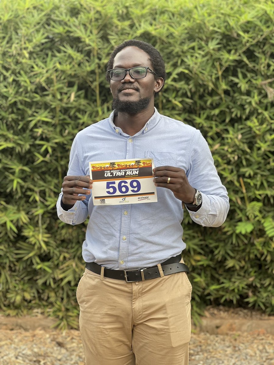 surehikers2022's tweet photo. From hiking to running, Julius Wejuli has risen to the challenge and is prepared to push his limits in his first 50km race at The Great Escarpment Ultra Run 2024 in Hoima this 27th July 2024

You’ve got this! 💪🏾
@ActivateUgandaL @julwej https://t.co/iqZYBKW1CY