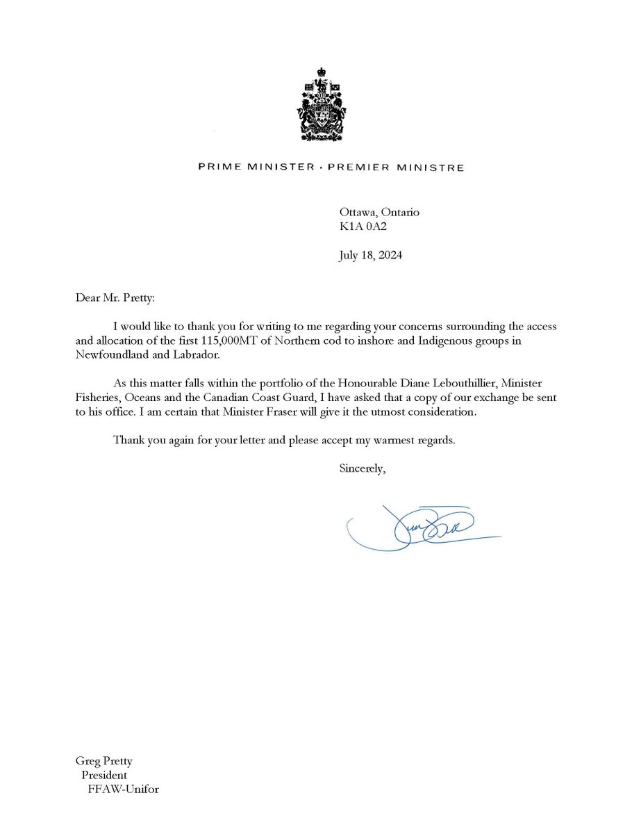 FFAW_Unifor's tweet photo. 🔴 THIS blatant insincerity is why we have brought the 2024 Northern cod management plan to federal court. #templatefail #identitycrisis 
.
🌐https://t.co/LszzzAnIOF
@dwancherry https://t.co/WOWLfNEVqu