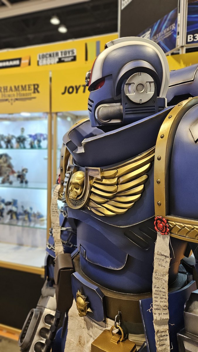 LTcave_official's tweet photo. 【Crazy Weekend】
Locker Toys cooperate with the local party, YM Studio in Hong Kong to promote Warhammer in ACGHK 2024.
The cosplay is awesome. Keep follow us
@followers
https://t.co/mtzPQVF1sd - all for our collectors.
#warhammer30k #warhammer40k #lockertoys #LTcav https://t.co/Zry3zGV5cj