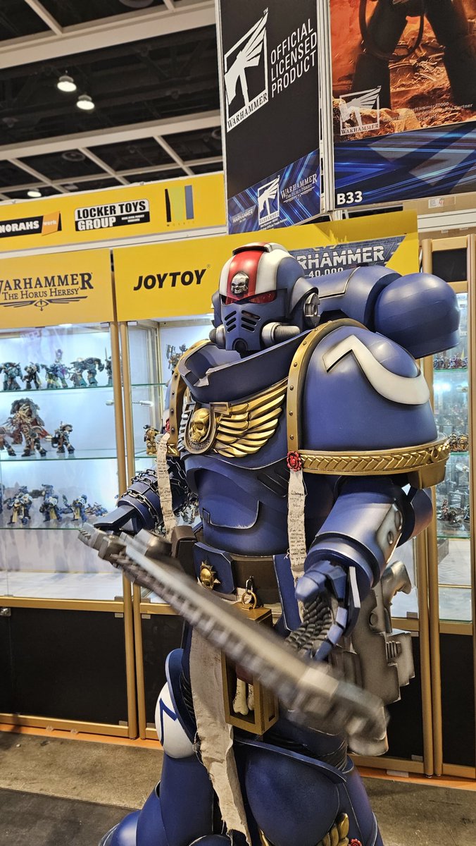 LTcave_official's tweet photo. 【Crazy Weekend】
Locker Toys cooperate with the local party, YM Studio in Hong Kong to promote Warhammer in ACGHK 2024.
The cosplay is awesome. Keep follow us
@followers
https://t.co/mtzPQVF1sd - all for our collectors.
#warhammer30k #warhammer40k #lockertoys #LTcav https://t.co/Zry3zGV5cj
