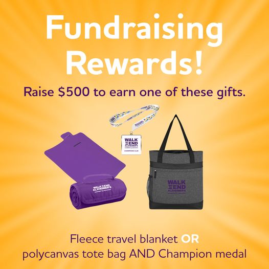 ALZGEO's tweet photo. SPEAKING of the Walk to End Alzheimer's ... did you know? When you join the ranks of our Champions Club, you’ll earn a commemorative Champion medal 🏅and you can choose from these great gifts! Find your nearest Walk here: https://t.co/cDKZzqmGW1 

#ENDALZ https://t.co/egZ9upJD9S