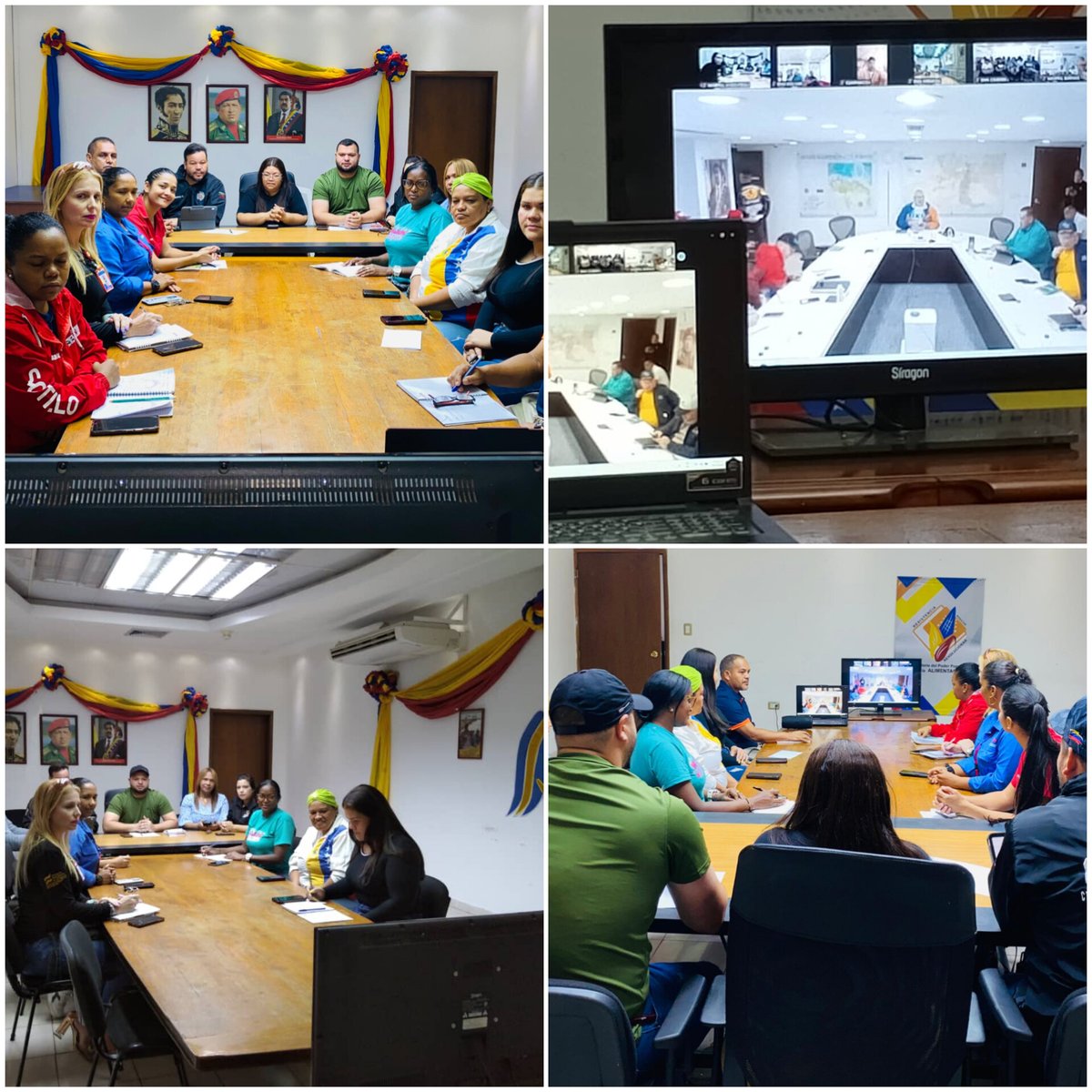 #26Julio | La gerente de la CNAE Anz. y la vocera estadal del <a href="/ffbvzla/">Frente Fernanda Bolaños Venezuela</a> presentes en la Videoconferencia con el estado mayor superior de alimentación y los estados de alimentación regionales liderada por <a href="/LealTelleria/">M/G Carlos Leal Tellería</a>. 

<a href="/_LaAvanzadora/">Yelitze Santaella</a> <a href="/pedrodiazg59/">Pedro Diaz</a> 

#TriunfaLaEsperanza