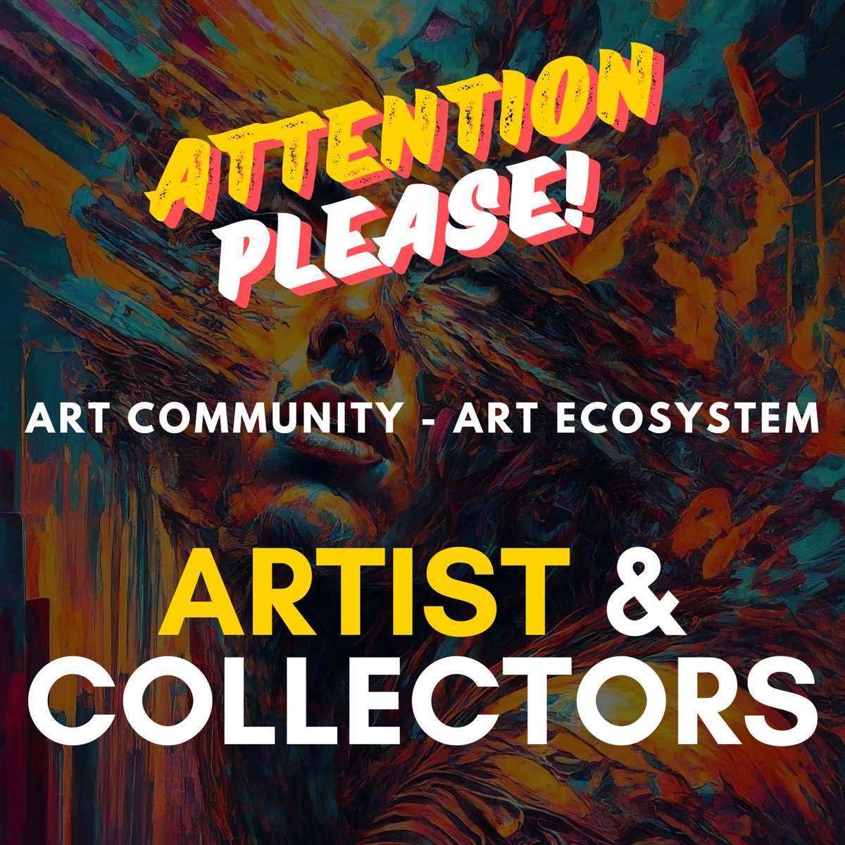 1raritycom's tweet photo. 🚨ATTENTION, PLEASE!

💎JOIN NEW ART COMMUNITY!

▶️ PROMOTE, SELL &amp; EXPLORE

If you want to promote your arts; 
Let's be big community!

🚨 Follow 🔄 Repost 💛 Like 💯 Tag 3 Friends

If you want to show works to tens of thousands of people, must be a community. 

COME, JOIN US! https://t.co/e8pL00HS5K