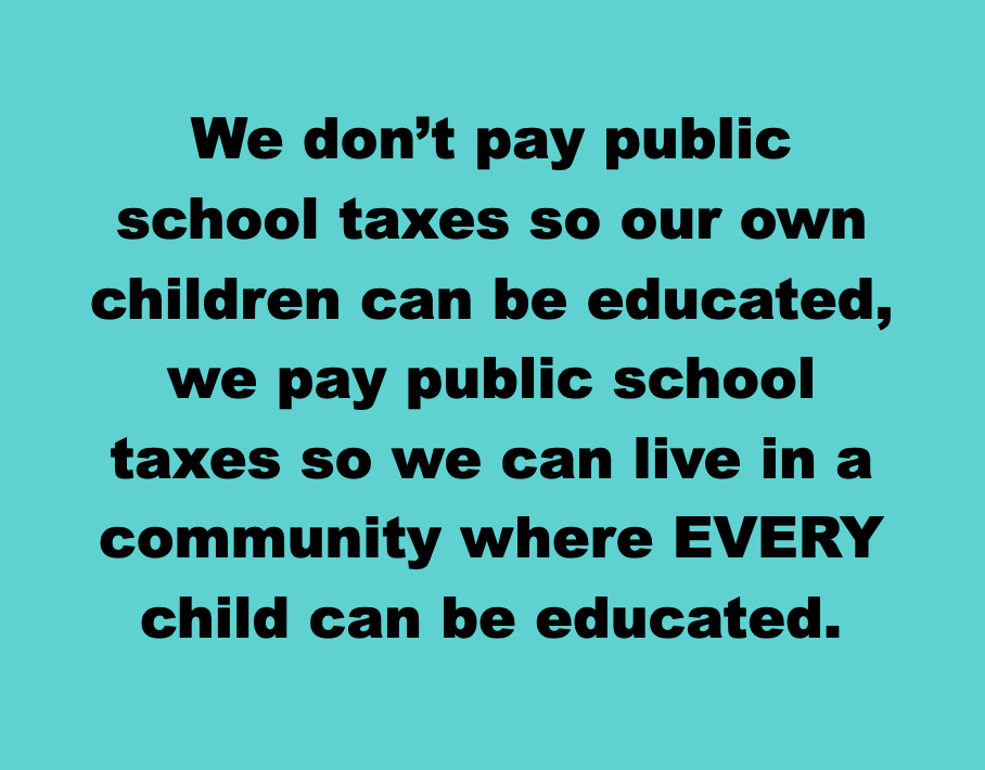 #Florida might need a reminder right about now...
Strong communities support their public schools.