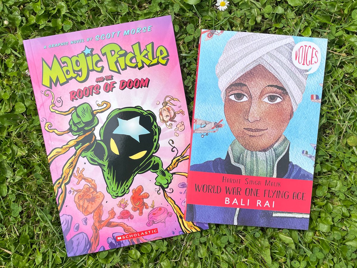 Jacqui Sydney 📕 (@jacquis21) on Twitter photo Fabulous book post from <a href="/kirankhanom/">Kiran Khanom</a> <a href="/scholasticuk/">Scholastic UK</a>. Enormously looking forward to learning about Hardit Singh Malik: World War Flying Ace, thanks to <a href="/balirai/">bali rai</a>, and reading Magic Pickle and the Roots of Doom by @crazymorse. Both out 01/08 for 8+ readers 🥰 Fabulous book post from <a href="/kirankhanom/">Kiran Khanom</a> <a href="/scholasticuk/">Scholastic UK</a>. Enormously looking forward to learning about Hardit Singh Malik: World War Flying Ace, thanks to <a href="/balirai/">bali rai</a>, and reading Magic Pickle and the Roots of Doom by @crazymorse. Both out 01/08 for 8+ readers 🥰