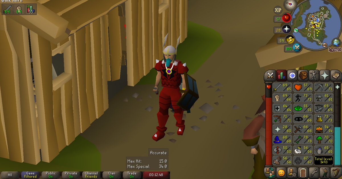 Finished Fremmenik Isles quest. Gear is really coming together :D #osrs
