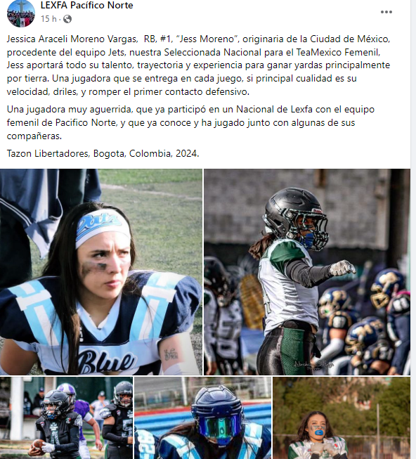 Son pasos chirris, porque sé que hay gente que ha estado en lugares y posiciones mayores, pero para mí desde no saber ni lo que era una posición de 3 puntos... es uno de los muchos sueños y objetivos que estoy cumpliendo.
Otro internacional, pero a Colombia en Nov/2024. <a href="/lexfa/">LEXFA Arena Football</a>