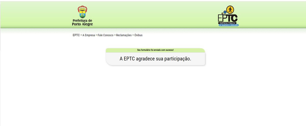 JulioBaldi's tweet photo. Vamos ver quantos dias para a EPTC @prefpoaservicos responder: "Por um problema nas imagens não foi possível verificar sua reclamação". https://t.co/xqa9SRxFHX