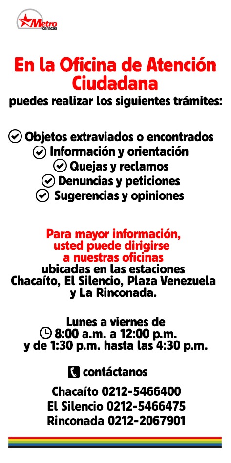 Compañía Anónima Metro de Caracas tweet media