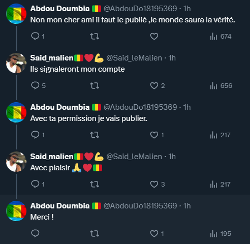 JulaMansale's tweet photo. @Said_leMalien Vous n'aidez en rien les autorités. Êtes-vous amis ou ennemis ? Alors que nos autorités mènent déjà leur enquête, pourquoi diffuser une vidéo qui n'a aucun rapport avec l'autre, simplement pour nous rabaisser encore davantage ? Laissez les autorités faire leur travail. https://t.co/fvjPcyXL0I