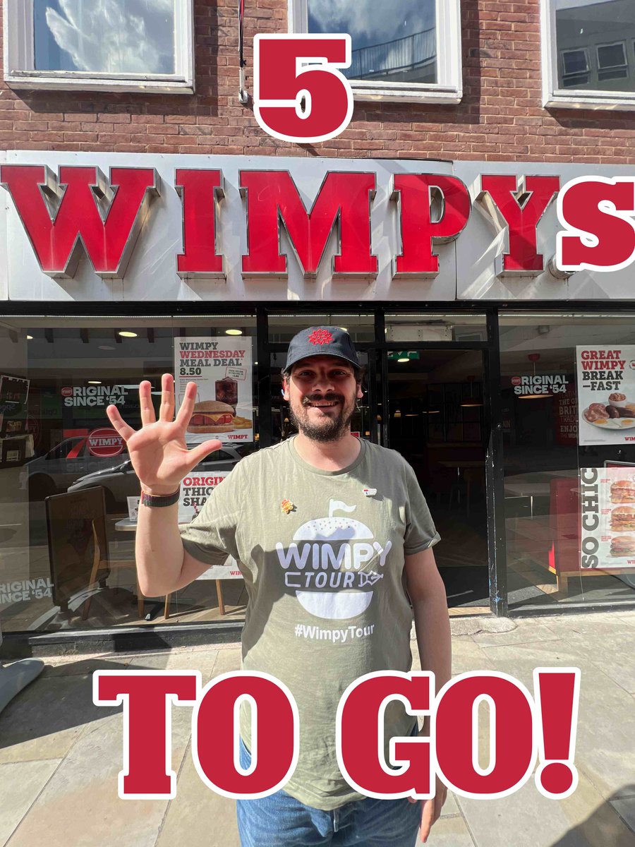 zupnix's tweet photo. There's 5 Wimpys to go!

Thanks Wimpy Shrewsbury! I had a blast.

< £700 until I reach my stretch goal where I will shave my head if reached!

Please go to https://t.co/02YNfB9mgs if you would like to donate!

Thanks everyone! https://t.co/OeHDAP9qwm