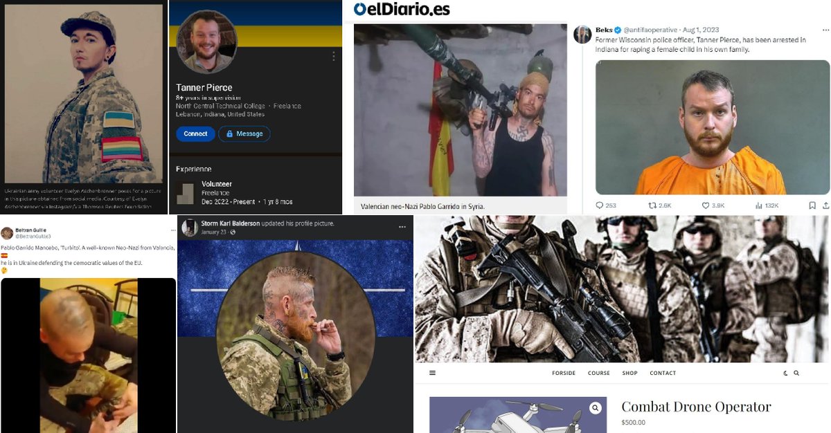 sputnik_afrique's tweet photo. Le groupe de hackers russes #RaHDit a publié une liste de 3.200 mercenaires étrangers en #Ukraine.
On y trouve Pierce Tanner Reed, arrêté l'an passé pour pédophilie, ainsi qu'Evelyn Aschenbrenner, commandante adjoint dans la Légion étrangère ukrainienne, qui se dit non-binaire. https://t.co/tpZUBtzLle