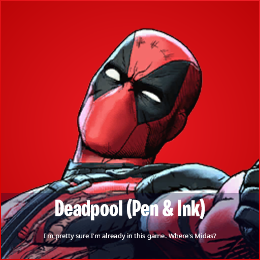 HYPEX's tweet photo. Deadpool's Description: "I'm pretty sure I'm already in this game. Where's Midas?" 😭 https://t.co/SeovUlJPQc