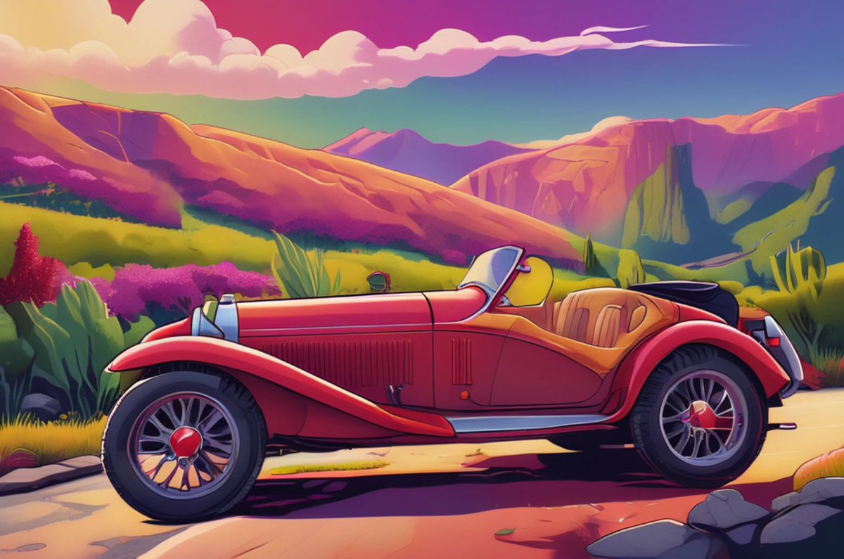 TheWGoodfellow's tweet photo. Enjoy 6 new “Summertime Rides” @ThetaDrop challenges starting today at 10am PST. Utilizing AI to spruce up some of my archival images! Go check it out! #nfts #theta https://t.co/KkahEe1tcF