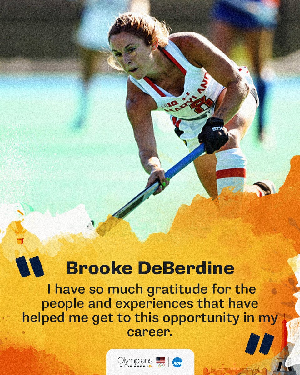From <a href="/TerpsFH/">Maryland Field Hockey</a> to the Olympic stage 🏑 🌟

#OlympiansMadeHere x Brooke DeBerdine