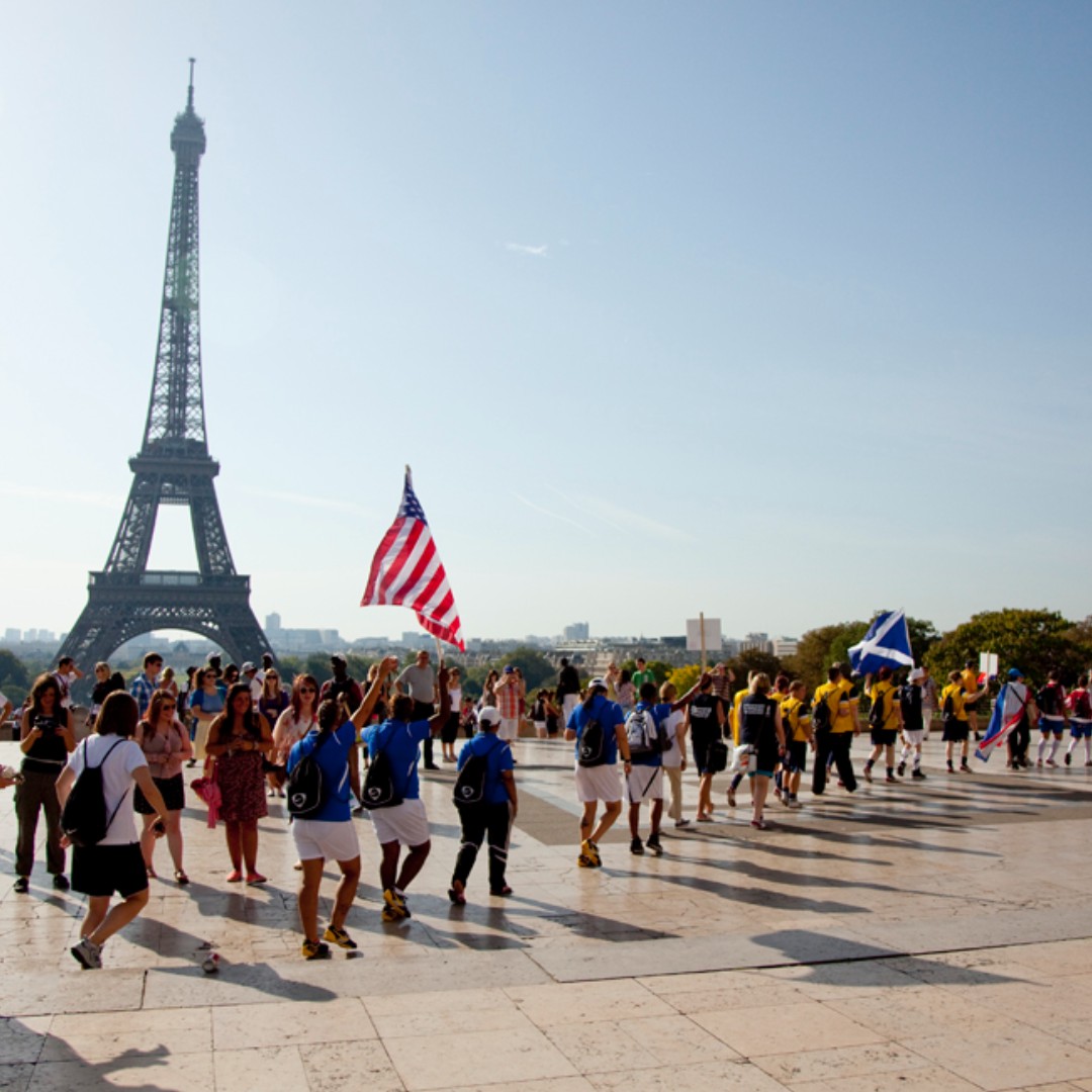 homelesswrldcup's tweet photo. The Opening Ceremony in #Paris2024 takes place today - we can't wait to see the world come together to celebrate the power of sport ❤️

At the Homeless World Cup in Paris in 2011 we also had an opening parade - here's some of our favourite photos 📸 🇫🇷 https://t.co/EIocbRIEzM