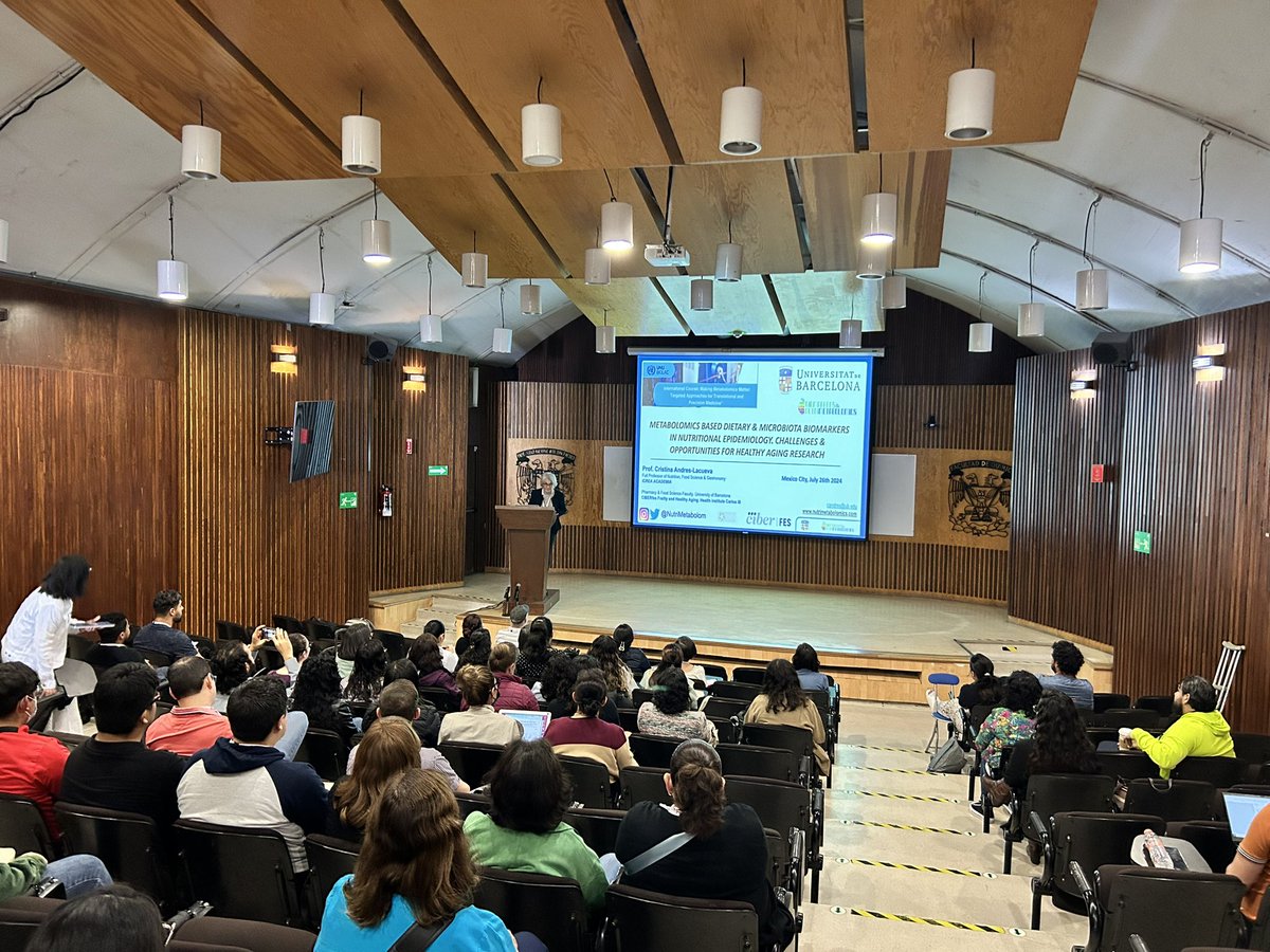 Yami_Loher's tweet photo. Starting today with the Metabolomics based dietary &amp; microbiota biomarkers in Nutritional Epidemiology Conference by Dr. Cristina Andrés from the University of Barcelona. Today is going to be an exciting day @UNUBIOLAC @UABBarcelona @WishartLab . #Conference #PrecisionNutrition https://t.co/p7wxvJNSLy