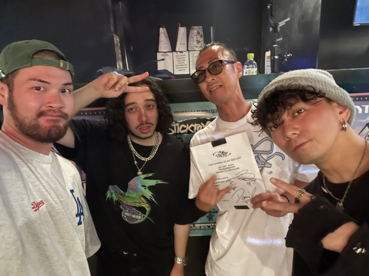 mako__0918's tweet photo. 2024.7.26 Shibuya THE GAME
SOUNDDROWN
🃏THE CARDS I PLAY🃏
DPFぶり…いや〜喰らったわ🔥🔥🔥
メンバー本当に楽しそうでこっちも😊で
ぶち上がったー🤘
9月からのツアー楽しみすぎ🤣
何度でも言うけどTCIPマジで現場に
皆来な??くっそエグいの喰らうから😆
今日もあざした🙏
#TCIP
#SOUNDDROWN https://t.co/UdvpxNEo9Z